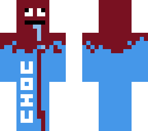 light blue drooly chocolate
