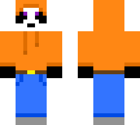 orange hoodie panda