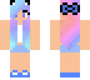 pastel sunset girl