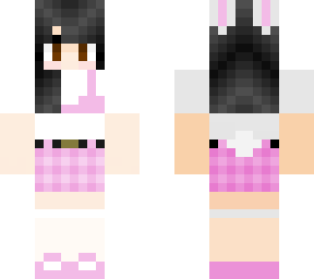 pink bunny girl