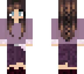 purple outfit