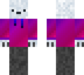 purple polar bear
