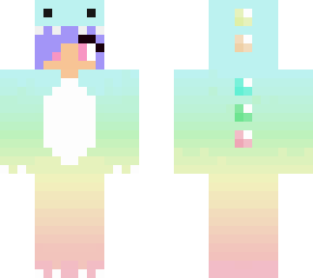 Rainbow dragon | Minecraft Skin