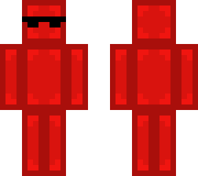 shiny red skin