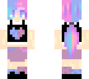 split hair 90s girl