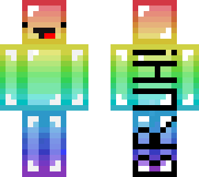 the rainbow is bruhed