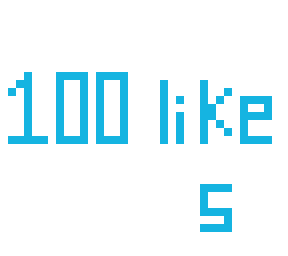 thx for 100 likes!