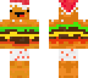 xmas tan deep burger
