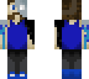 black and blue