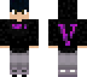 black curly hair teen w/ vlone