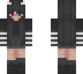black skirt