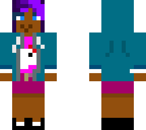 blue jacket and pink unicorns