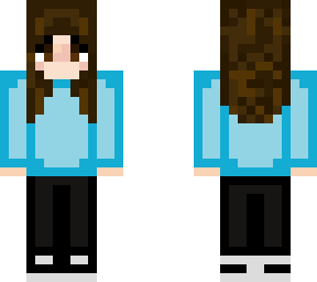 blue sweater