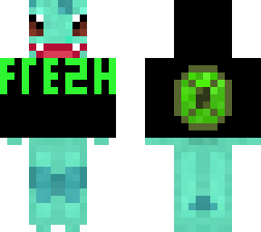 bulbasaur wearing fresh merch