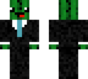 cactus suit with blue tie