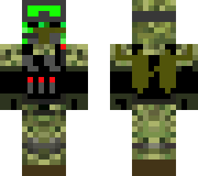 creeper army skin