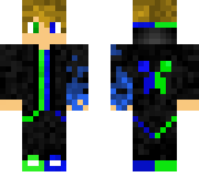 creeper jacket blue and green