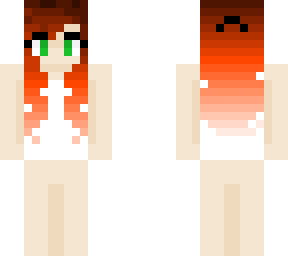 cute red ombre green eyes skin base (click for full effect)