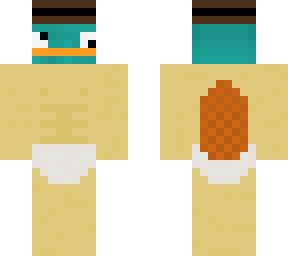 derpy perry the platypus in a diaper