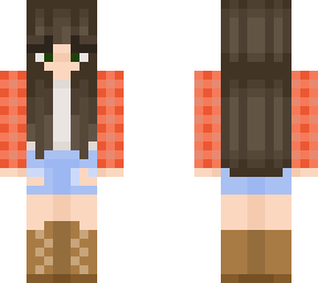 girl with flannel