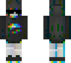 glitched egirl with sunglasses