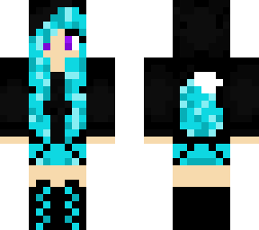 ice blue fox girl