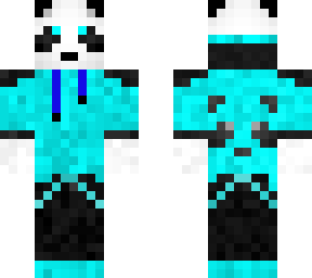 light blue panda