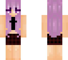 purple hair girl