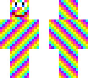 rainbow stripe man