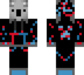 red and blue sweater koala
