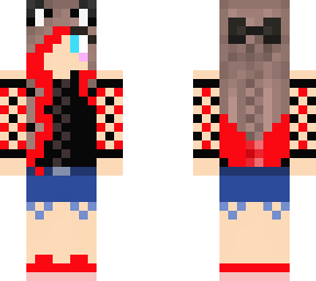 revamped casual red girl