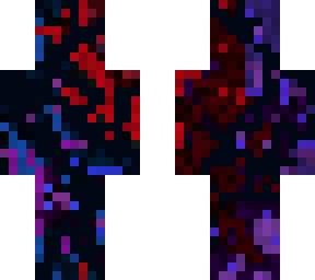 static blue-red