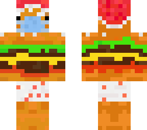 tan burger quarantine xmas hat