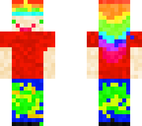 (read desc) kool unicorn gril with ranebo hare and tye die pants