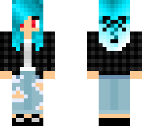 blue hair