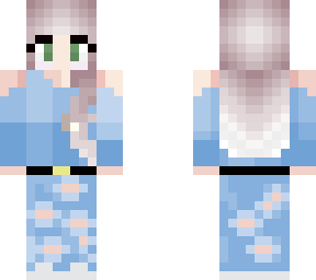 blue sweater!