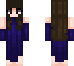 girl in blue dress. hair and face edited (everything else is not mine)