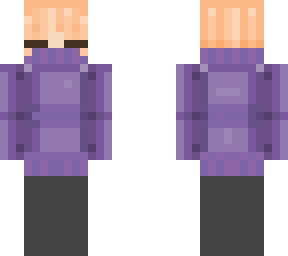 purple sweater