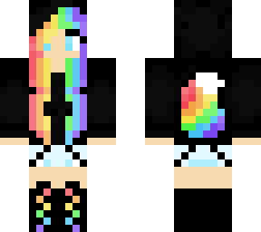 rainbow fox girl
