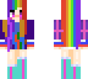 rainbow girl