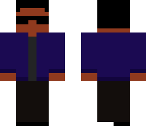 simple skin with glasses
