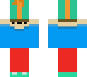 small person - holding present