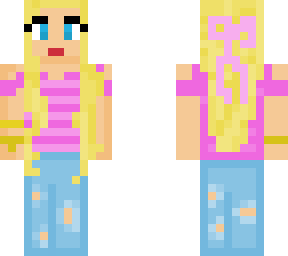 summer blonde girl