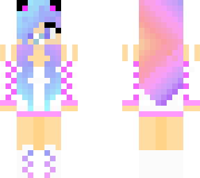 baby ombre kitty girl
