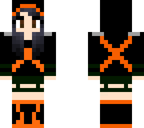 bakugou costume girl with black hair