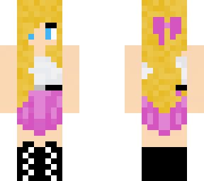 blond girl with dress (redone)
