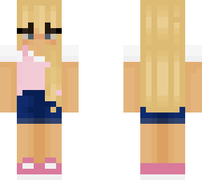 blonde girly girl
