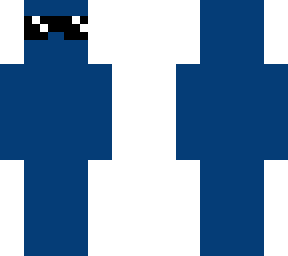 blue mannn with swag