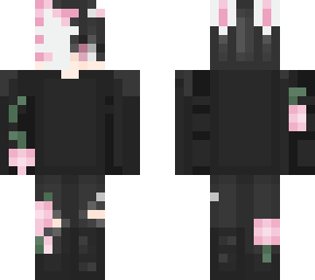 bunny mask & flowers (mask eye shows up in game)