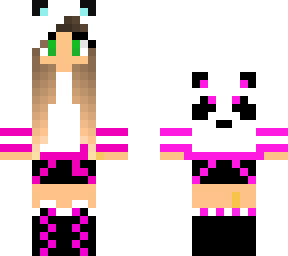 cute pink panda
